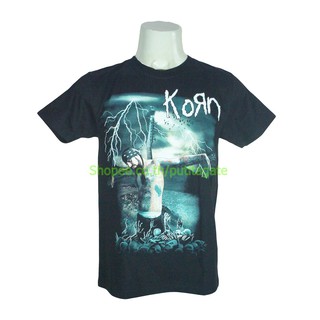 เสื้อวง Korn เสื้อไซส์ยุโรป คอร์น PTA1009 เสื้อวินเทจ ลายอมตะ