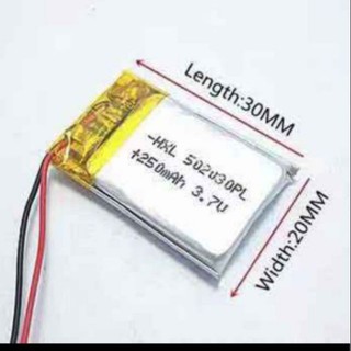 แบตเตอรี่กล้องติดรถยนต์ แบตเตอร์รี่ 3.7V