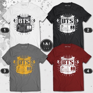 เสื้อยืดสีขาวผู้หญิง - KPOPBAJUBTS/BTSTSHIRTผ้าฝ้ายUnisex100%ผู้ชายผู้หญิงผู้หญิงทีออกแบบเองชุดกีฬา