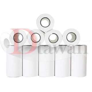 DTawan กระดาษพิมพ์ใบเสร็จ กระดาษความร้อน 57x30 mm. 10 ม้วน กระดาษเทอร์มอล Thermal Paper Roll กระดาษพิมพ์ใบเสร็จ ราคาถูก