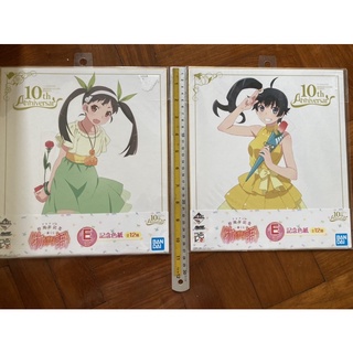 (แท้มือ1)Shikishi Monogatari Series 10th Anniversary Ichiban Kuji Prize E