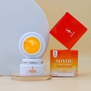 ครีมโซยู ครีมส้มสด SoYou Gluta Vitamin Somsod Cream วิตามินส้มสด วิตามินบำรุงผิวหน้า 5กรัม [ราคา 1ชิ้น ]