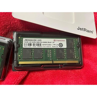 DDR4 32GB x 1 Bus 2666Mhz DRAM SO-DIMM JM2666HSE-32G Transcend Memory 0943