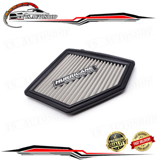 กรองอากาศ สแตนเลส Air Filter Hurricane Honda HR-V Hatchback Vezel ขนาด 22x23x2 จำนวน 1 Piece ปี 2015 - 2019