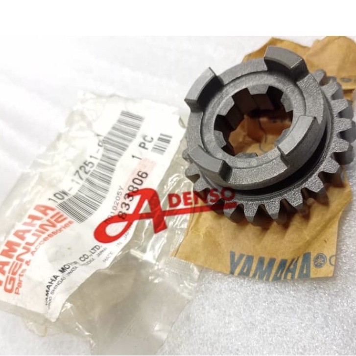 125Z 125ZR Y125Z MILLIXZ CATELYZER GEAR, 5 TH WHEEL 23T PINION GEARBOX TRANSMISSION 10W-17251-01
