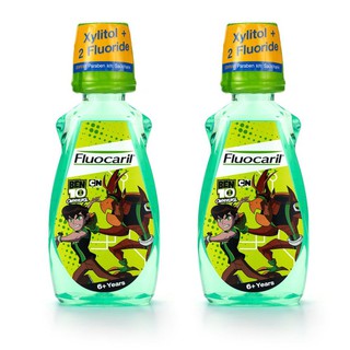 FLUOCARIL ฟลูโอคารีล เบนเทน 2 น้ำยาบ้วนปากเด็ก 6 ปี 250X2 ML. - แพ็คคู่