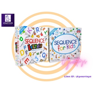 ++ พร้อมส่ง ++ Sequence Letters Board Game - Sequence For Kids Board Game - บอร์ดเกม