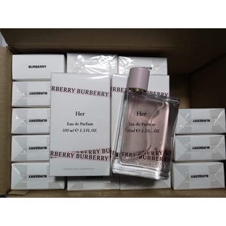 ส่งฟรี!!! Burberry  her edp 100ml  กล่องซีล