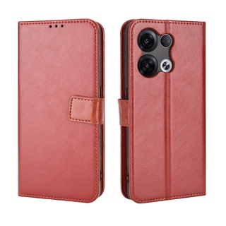 เคสโทรศัพท์หนัง PU ฝาพับ พร้อมช่องใส่บัตร สําหรับ OPPO Reno8 5G Reno 8 5G