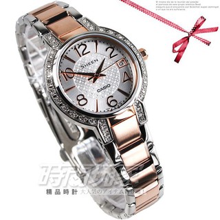 NEW!!!นาฬิกา CASIO SHEEN รุ่น SHE-4804SG-7A ของแท้ รับประกัน 1 ปี พร้อมส่ง