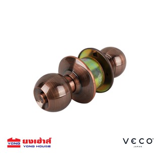 VECO ลูกบิดห้องทั่วไป ลูกบิดประตู ลูกจันทน์ 3691-AC-ET ทองแดงรมดำ B 8858670113665