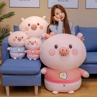 ตุ๊กตาหมูน้อย หมูอ้วน Soft Fat Pig Plush Pillow ตุ๊กตาหมูน่ารัก ตุ๊กตาหมู หมอนข้าง  ตุ๊กตานุ่มพิเศษ ของขวัณ