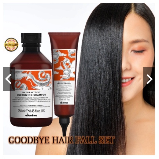 Davines Energizing Shampoo 250ml / Davines Energizing Gel 150ml​ ลดการหลุดร่วงของเส้นผม