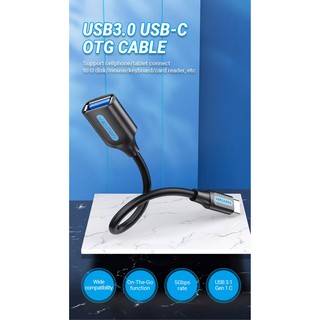 Vention USB Type C OTG Cable USB 3.1 Gen 1 C Male To USB 3.0 A Female(CCVBB)