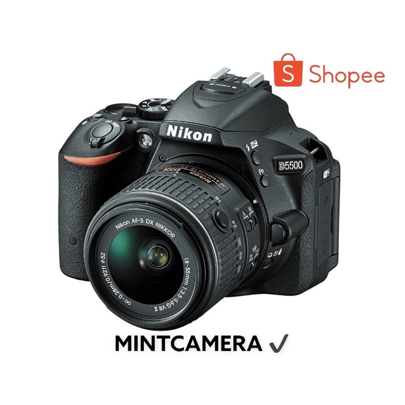 Nikon D5500+lens 18-55 สินค้ามือสอง สภาพสวย📸+ประกัน 1 เดือน
