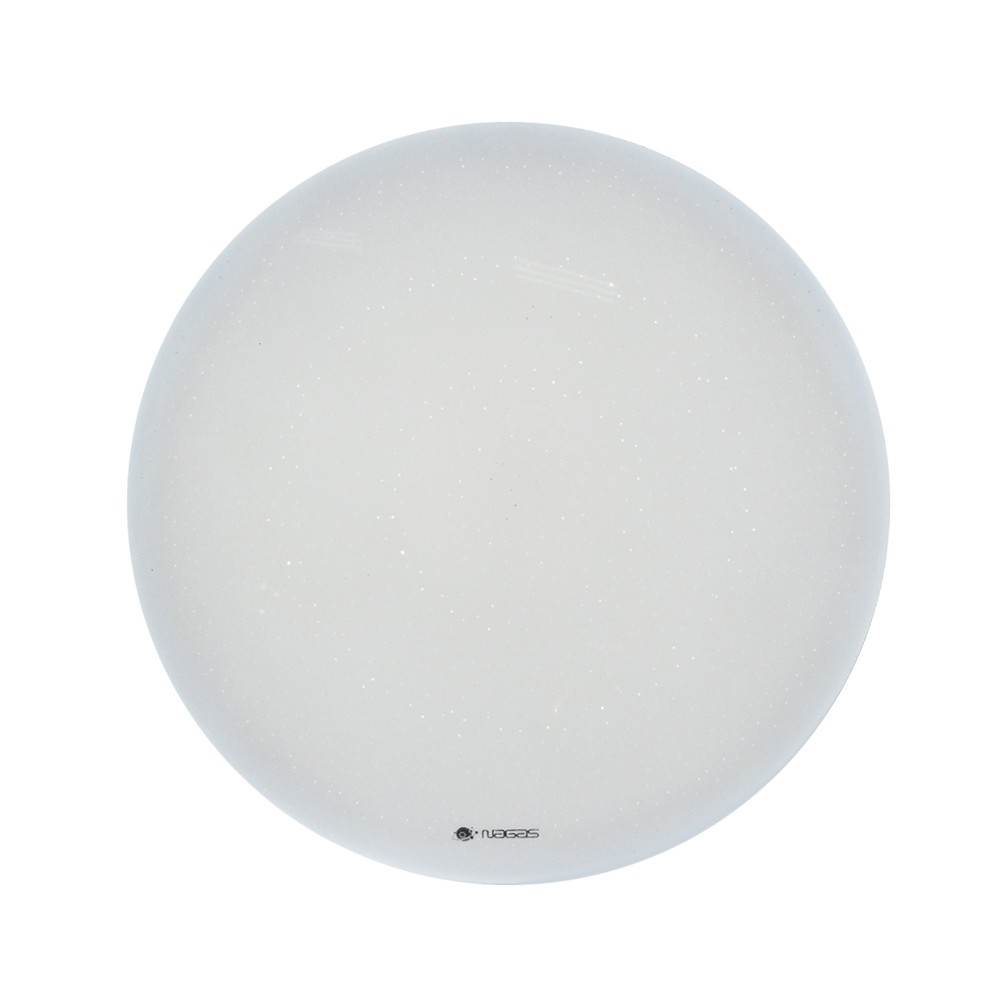 โคมไฟ หลอดไฟ โคมไฟเพดาน ไฟเพดาน LED ECO STAR 24W WARMWHITE NAGAS PLASTIC MODERN WHITE 16 นิ้ว