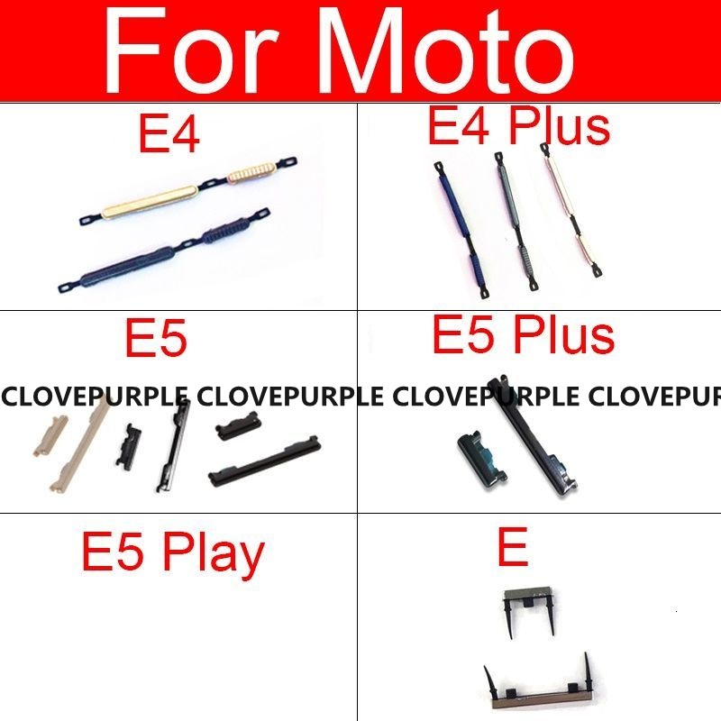 ปุ่มกดเปิดปิด ด้านข้าง สําหรับ Motorola Moto E E4 E5 Plus Play
