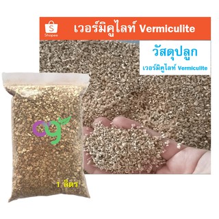 เวอร์มิคูไลท์ Vermiculite ขนาด 1 ลิตร วัสดุปลูกพืชคุณภาพสูงนำเข้าจากต่างประเทศ