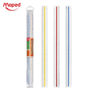 Maped (มาเพ็ด) ไม้บรรทัดสเกลต่ำ 1:20 - 1:100 รหัส TC/240013