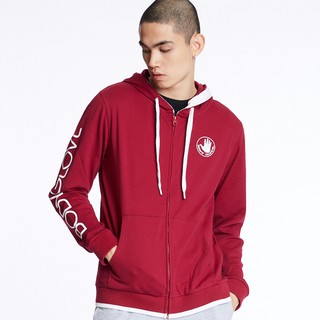 BODY GLOVE Mens SC Essential Hoodies เสื้อฮู้ด ผู้ชาย สีแดงเข้ม-25