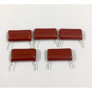 10ชิ้น 0.022UF 1250V (223K=22NK 22NF) ขาห่าง22mm. ไมล่า คาปาซิเตอร์ capacitor ตัวเก็บประจุ ใหม่แท้คุณภาพเต็ม100%