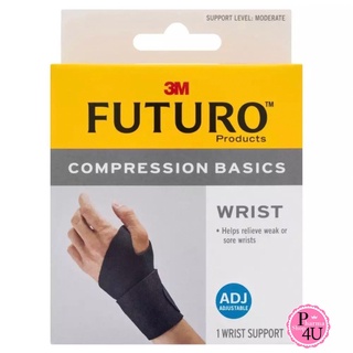 Futuro Compression Basics Wrist ฟูทูโร่ อุปกรณ์พยุงข้อมือ รุ่นเบสิค แบบปรับกระชับได้ #9841