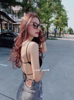 BFTS🧡 พร้อมส่ง มีปลายทาง  NVB0101 บอดี้ผูกหลัง(สายยืด) บอดี้สูทโชว์หลังเผ็ดๆ  รุ่นนี้โชว์ทั้งหลังค่ะ