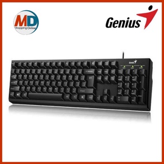 คีย์บอร์ด Keyboard USB GENIUS (KB-100) Black