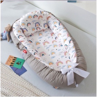 นอนเด็กอ่อนรุ่นใหม่ล่าสุด พร้อมส่ง 👶🏻😴 ขนาด 88x53 cm ที่นอนเด็ก ที่นอนเด็กอ่อน ที่นอนทารก เบาะนอนเด็กอ่อน