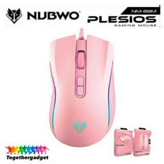 Nubwo Mouse Gaming Macro Plesios NM-89 PINK