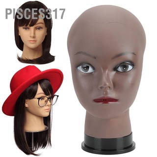 Pisces317- หุ่นหัวนางแบบ โมเดลหัวหุ่น หัวนางแบบรุ่น สําหรับฝึกทําวิกผม หมวก แว่นตา สีดำ