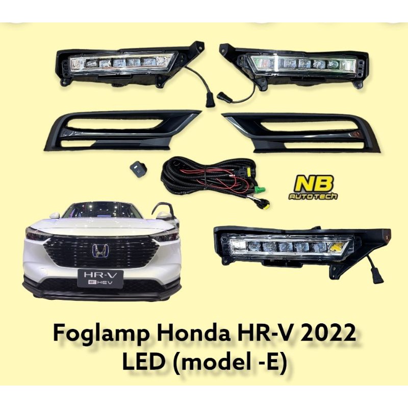 ไฟตัดหมอก HR-V 2022 LED ไฟสปอร์ตไลท์ hrv HR-V LED 2022 รุ่นใหม่ล่าสุด ทรงห้าง Foglamp Honda Hr-v led