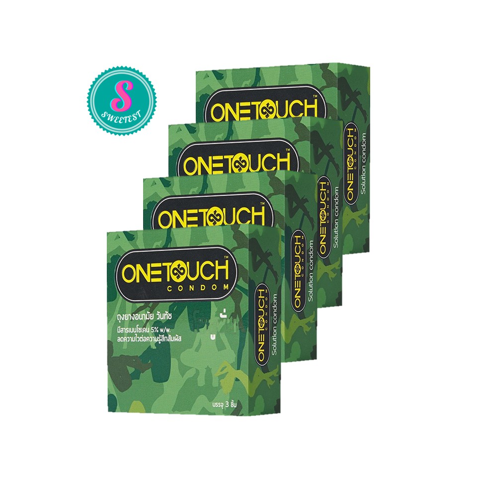 Onetouch Solution Condom ถุงยางอนามัย วันทัช โซลูชั่น ขนาด 52 มม. ลดความไวต่อความรู้สึกสัมผัส ราคา ถูกที่สุด ดีลบีเคเค แกลเลอรีภาพที่ 5