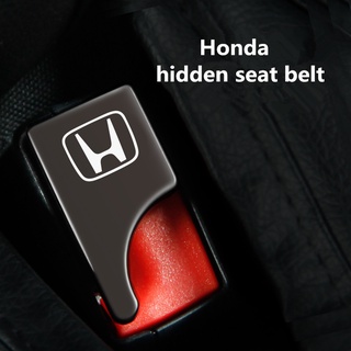 คลิปหัวเข็มขัดนิรภัยรถยนต์ โลหะผสมสังกะสี เสียงเงียบ สําหรับ Honda