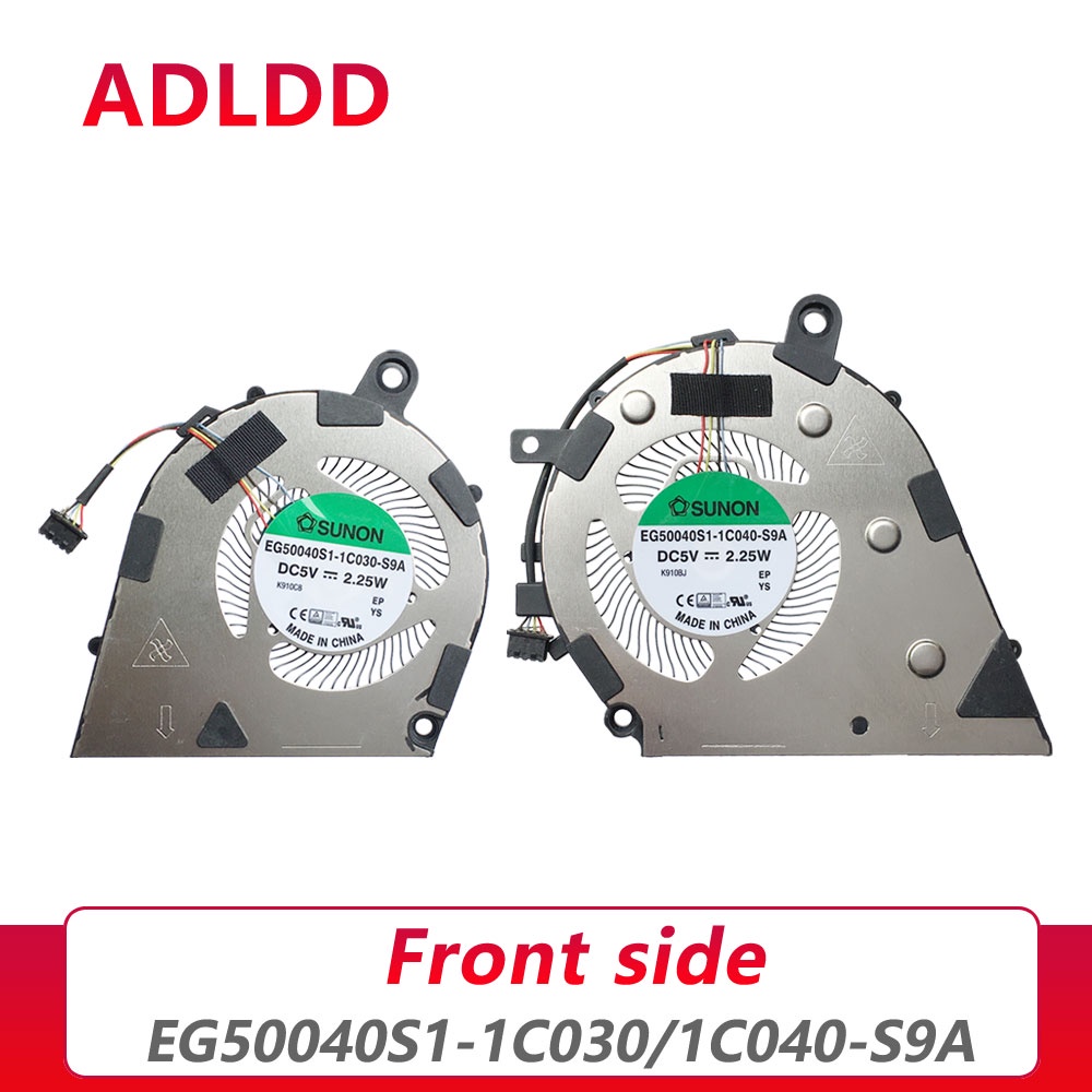 พัดลมระบายความร้อนแล็ปท็อป EG50040S1-1C030-S9A EG50040S1-1C040-S9A DC5V 4Pin Lenovo S550