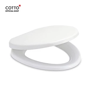 COTTO ฝารองนั่งโถสุขภัณฑ์ทรงกลม รุ่น C90055(HM) Soft Close
