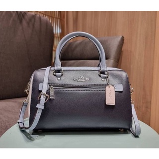 COACH C4081 ROWAN SATCHEL IN COLORBLOCK SIGNATURE CANVAS