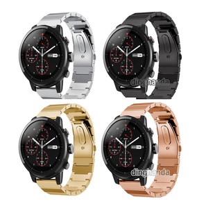 แถบสแตนเลสสตีลสำหรับ Huami Amazfit Stratos 2 2S 3