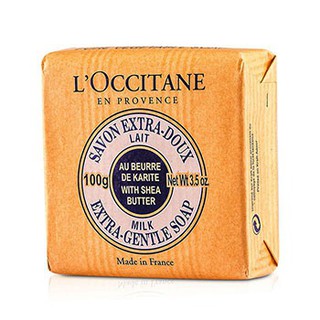 LOCCITANE  Shea Butter Extra Gentle Soap - Milk  Size: 100g/3.5oz