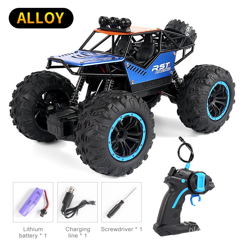 1:22 Alloy RC Car 20KM/H 4WD Remote Control High Seed Vehicle 2.4Ghz ...
