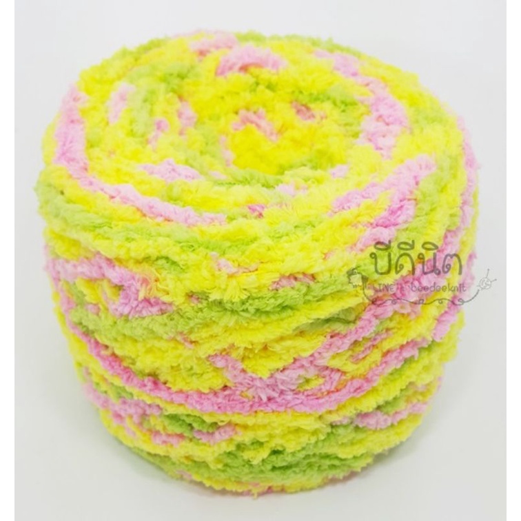 ไหมขนแกะ สีเหลือบ (ม้วนละ 100กรัม (+/-5g) ไหมนุ่ม