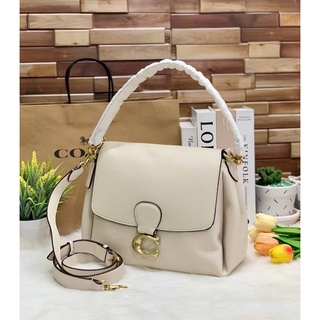 COACH SOFT PEBBLE LEATHER MAY SHOULDER BAG