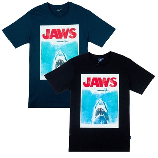 Universal Studios Men Jaws T-Shirt - เสื้อผู้ชายยูนิเวอร์แซล สตูดิโอ ลายจอว์ส สินค้าลิขสิทธ์แท้ 100% characters studio