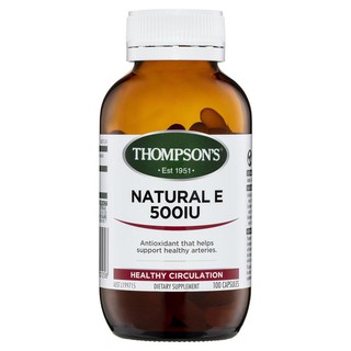 Thompsons Natural E 500iu 100 Capsules