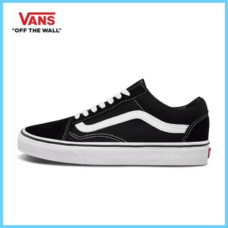 ข้อเสนอพิเศษ ของแท้ Vans Old Skool รองเท้าวิ่งผู้ชายและผู้หญิง