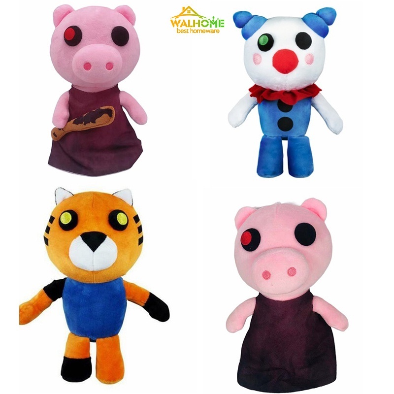 25 ซม.Roblox Piggy Plush  ตุ๊กตาของเล่นตุ๊กตาขนาดใหญ่น่ารักตุ๊กตาสัตว์สำหรับเด็ก Children