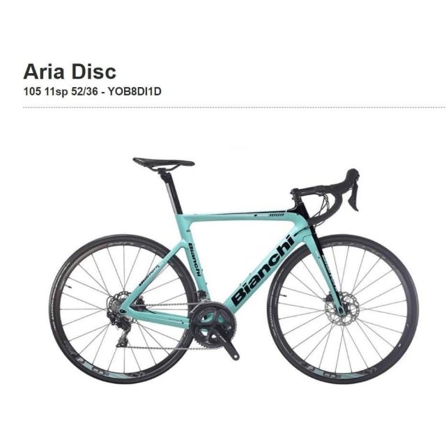 Okk.bike.รถจักรยานเสือหมอบ ยี่ห้อ bianchi รุ่น aria aero disc brake