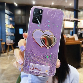 เคสโทรศัพท์ OPPO Reno6 Z 5G Reno 6 Pro Reno5 Pro CPH2237 Case Ins Solid Glitter Star Love Pattern Softcase Cover เคส ออปโป้ รีโน่6 Z Reno 6Z