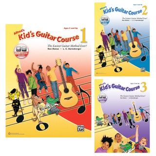 หนังสือเรียนกีตาร์สำหรับเด็ก Alfreds Kids Guitar Course เล่ม 1-3