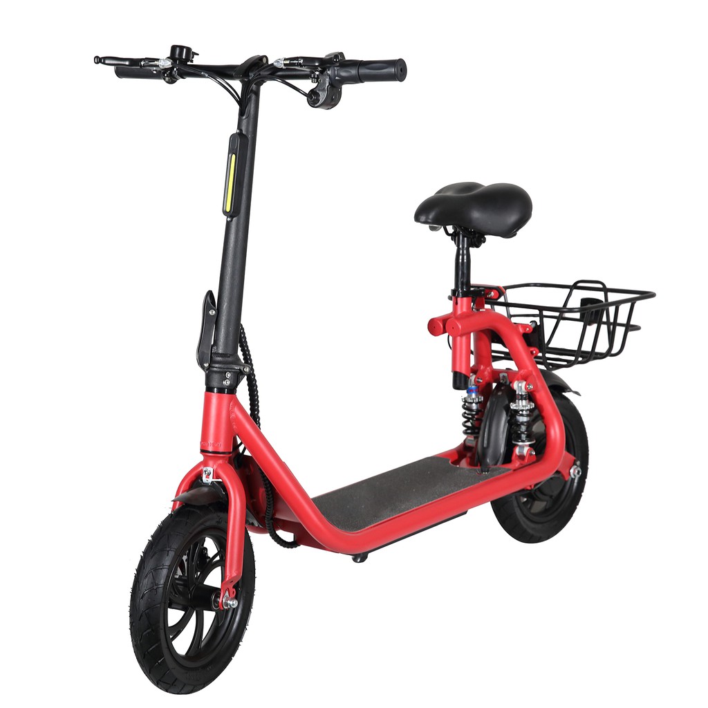 Scooter สกู๊ตเตอร์ไฟฟ้า จักรยานไฟฟ้า รุ่นใหม่ล่าสุดมีโช๊คหลังคู่ 36v 350w  สินค้ามีหน้าร้าน+ศูนย์ซ่อม+อะไหล่